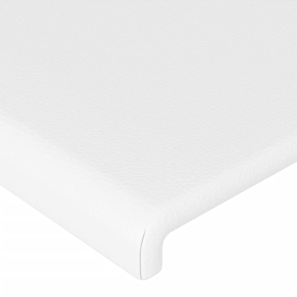 Kopfteil mit Ohren Creme 83x16x78/88 cm Kunstleder