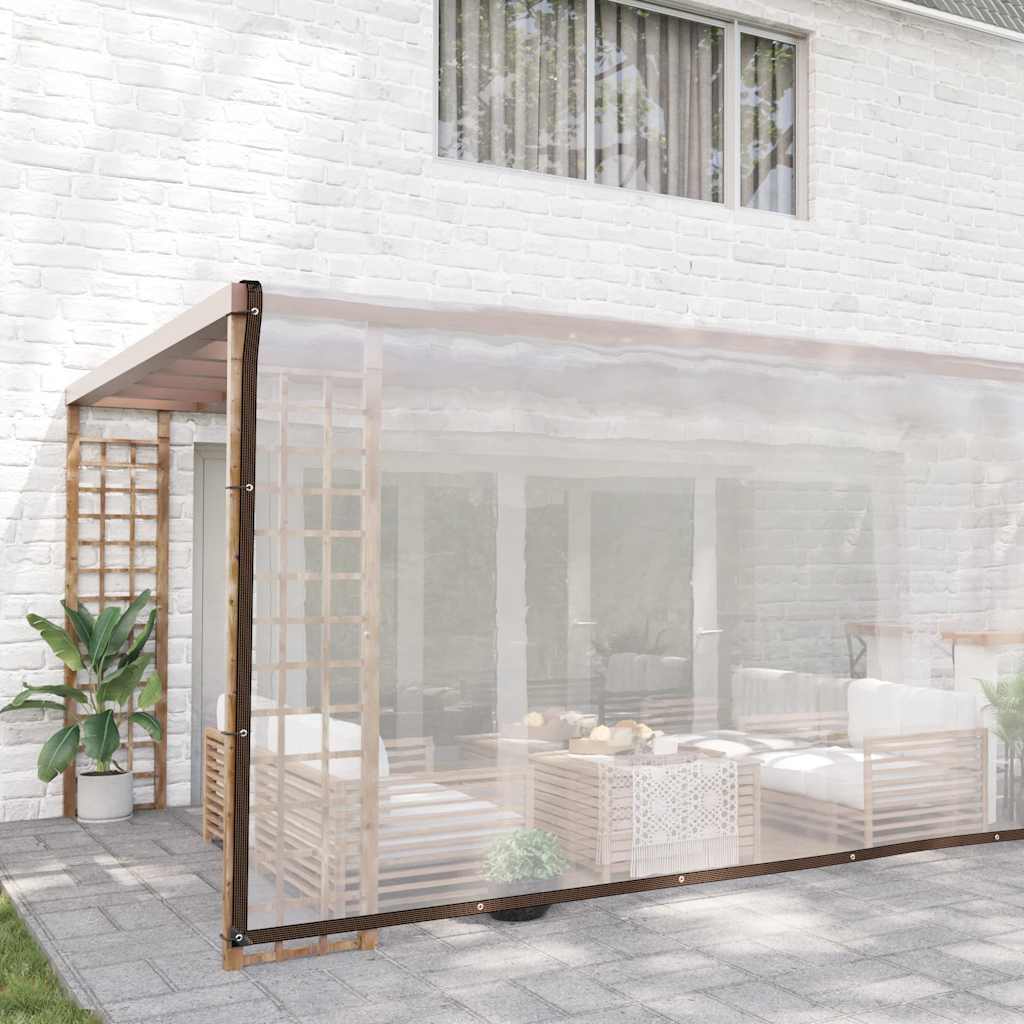 Transparente Plane mit Ösen 1x2 m Polyethylen