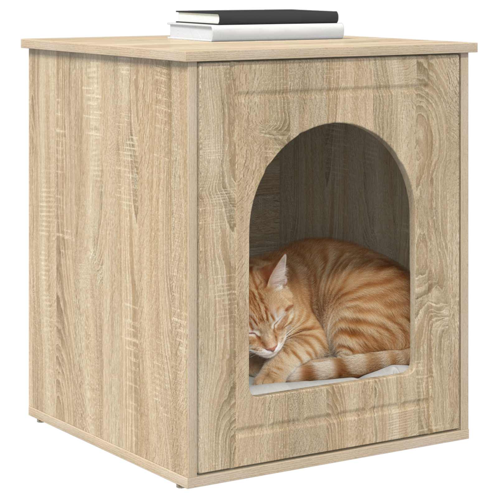 Katzenhaus Weiß 53 x 52 x 62 cm Holzwerkstoff
