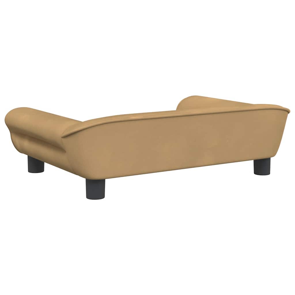 Hundebett Blau 100x50x21 cm Samt