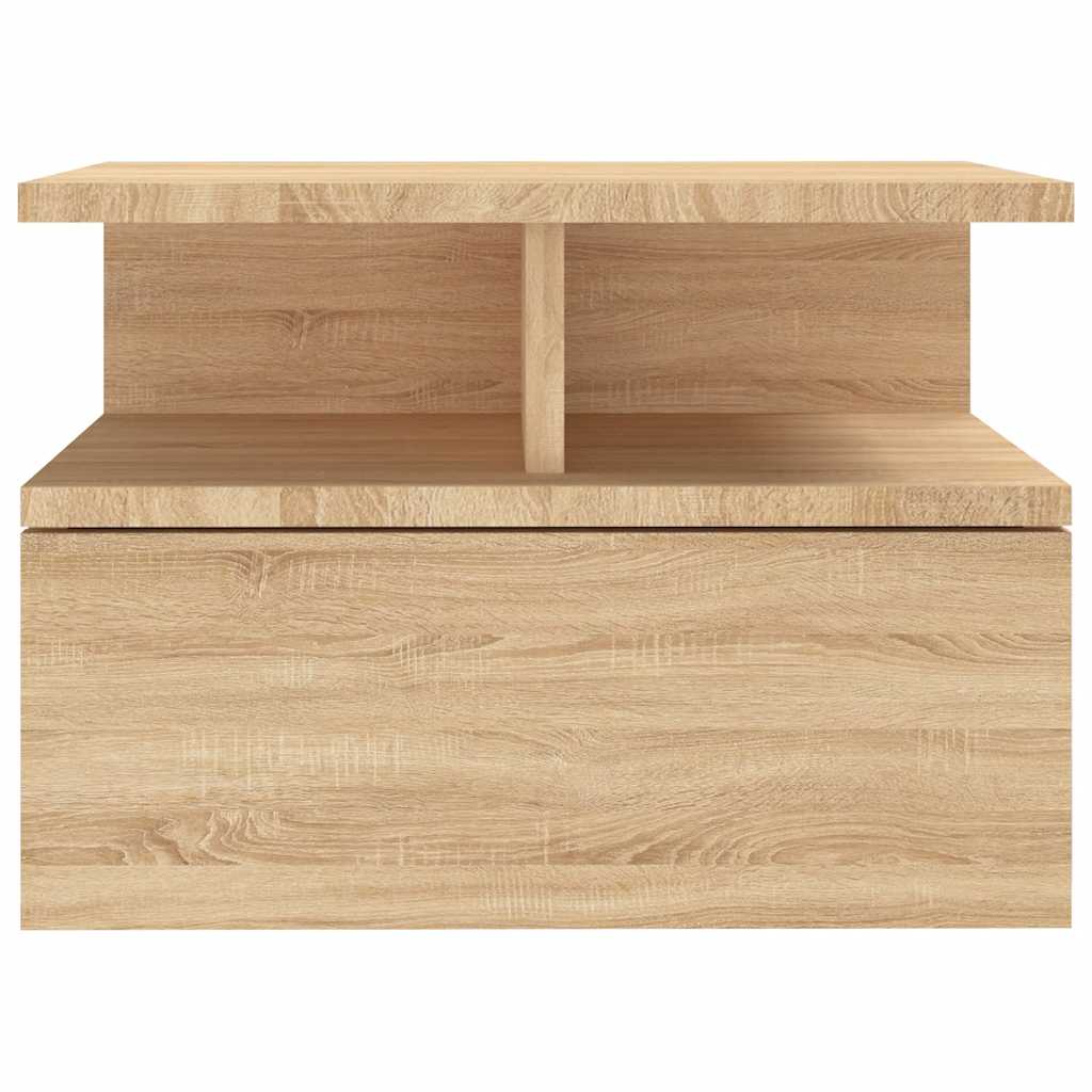 Hängender Nachttisch Weiß 40x31x27 cm Holzwerkstoff