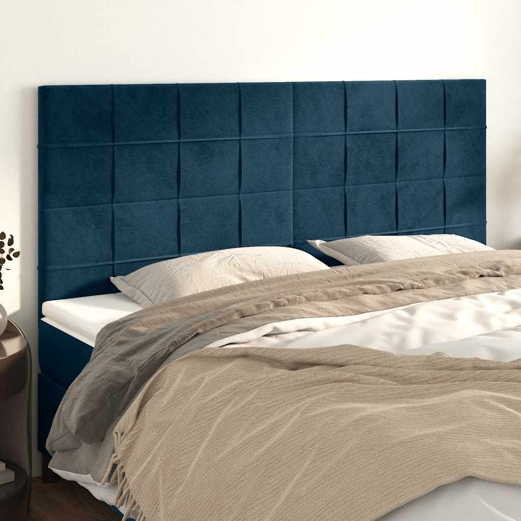 Kopfteil Hellgrau 80x5x118/128 cm Samt