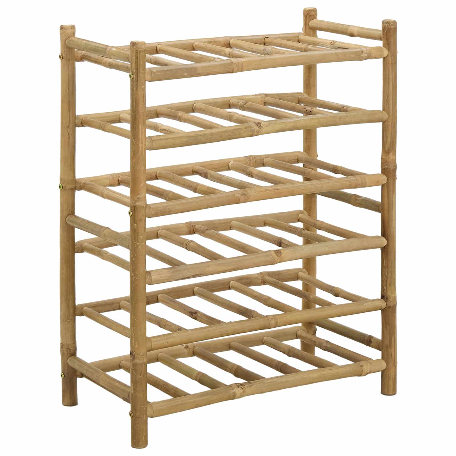 Weinregal Natur 32,5 x 29,5 x 36 cm Bambus
