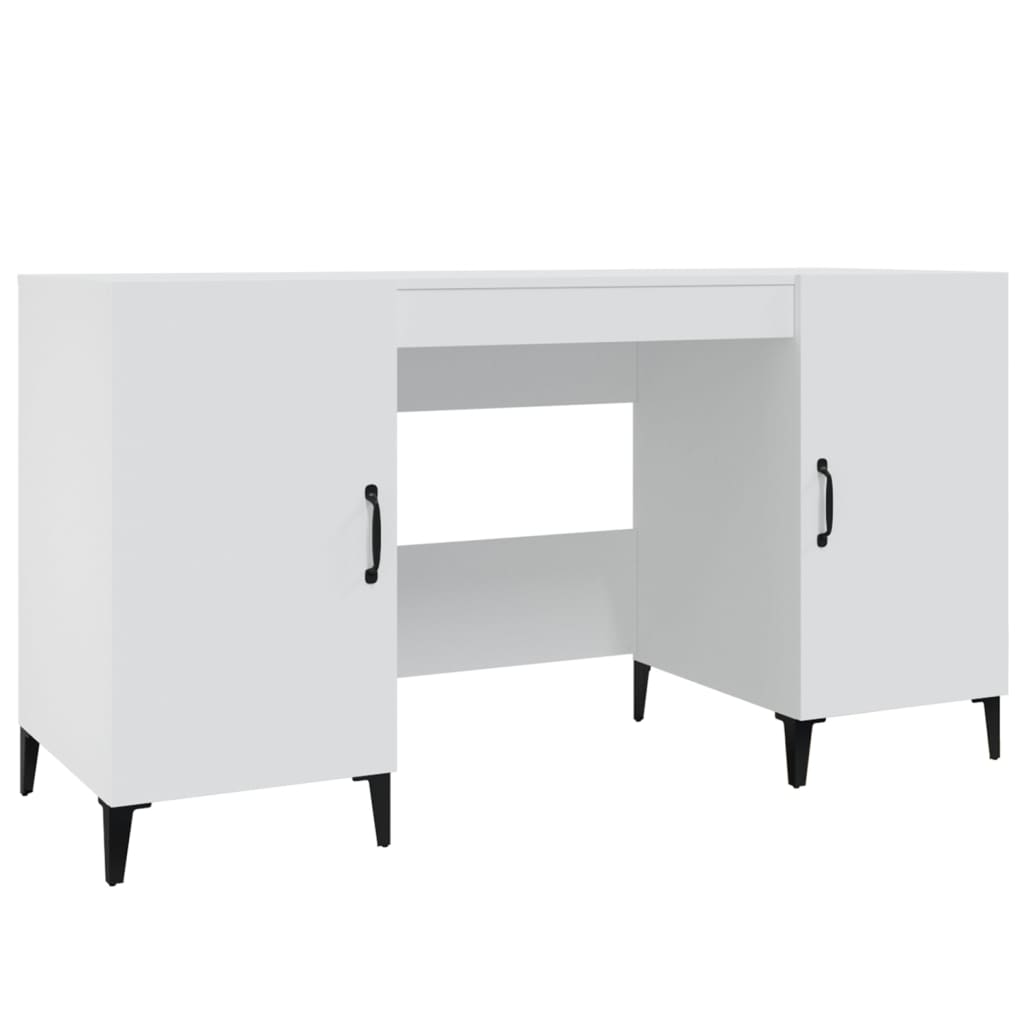 Schreibtisch mit Tür Altholz 140 x 50 x 75 cm Holzwerkstoff