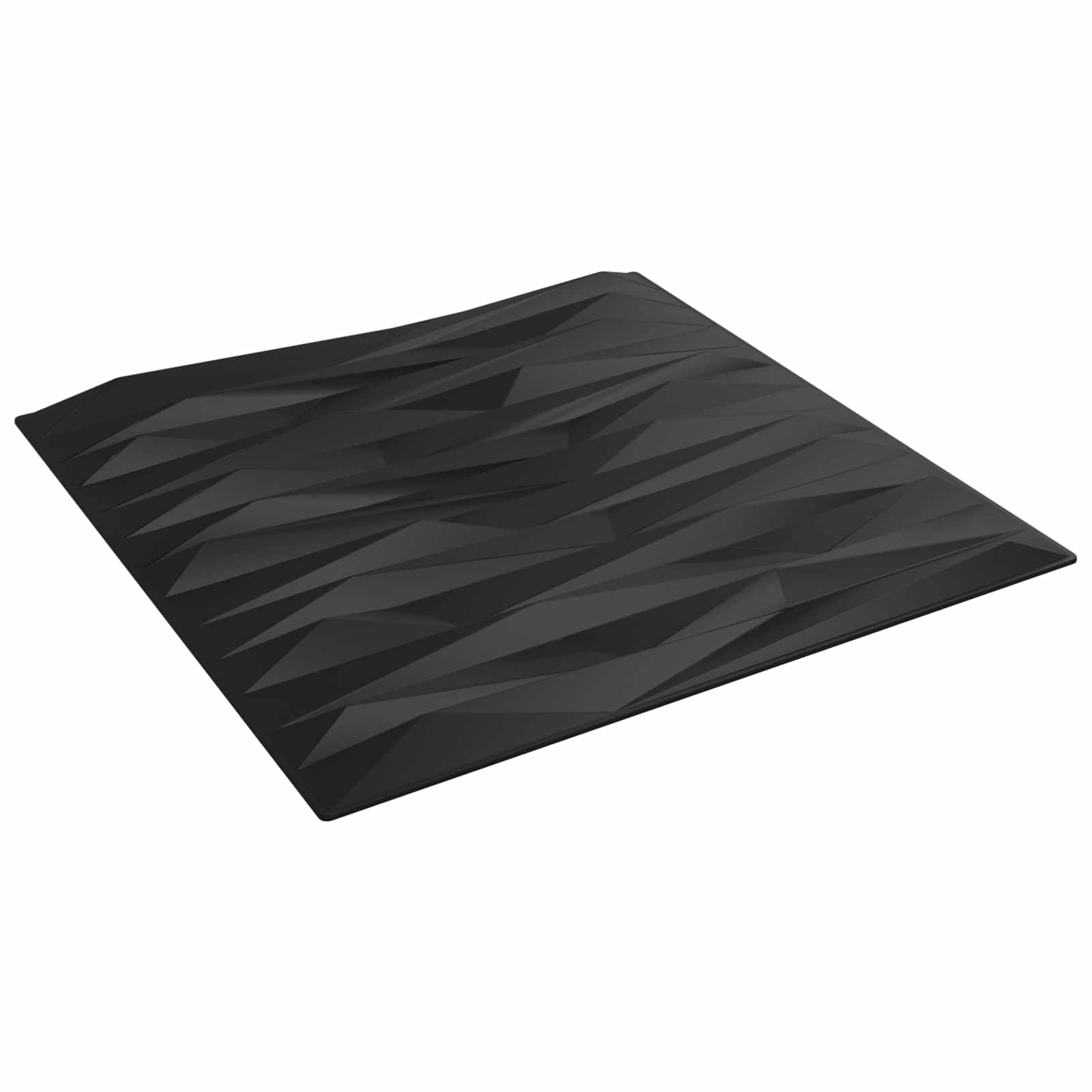 Wandpaneele 12 pcs Diamant Weiß 50 x 50 cm XPS Schaum
