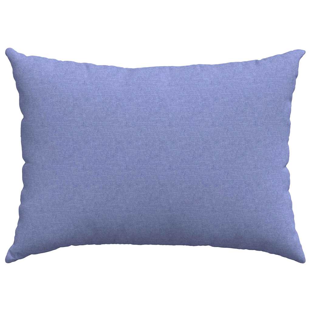 Sofakissen 2 pcs Hellgrau 50 x 30 cm Stoff