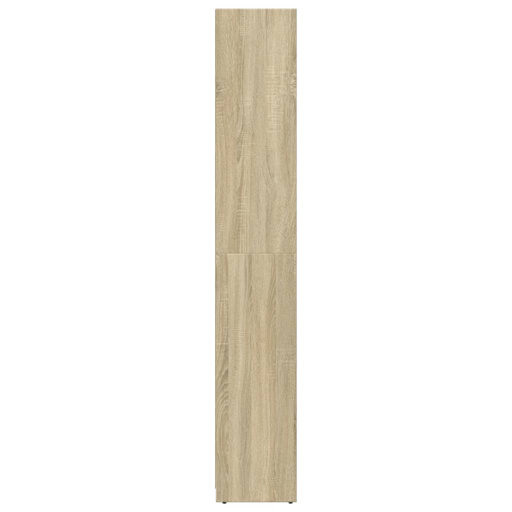 Badezimmerschrank Weiß 30x30x183,5 cm Holzwerkstoff