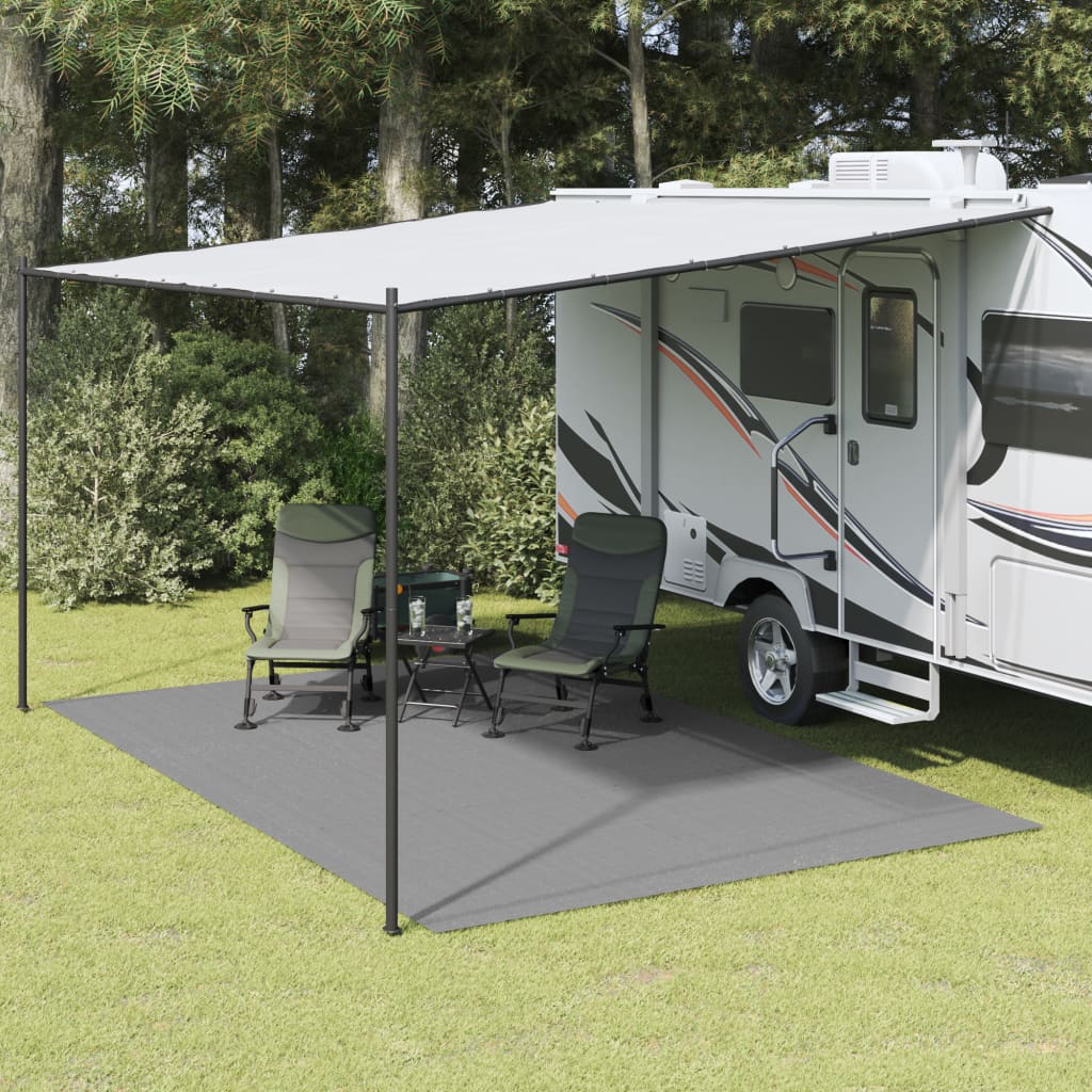 Zeltteppich Anthrazit 4x2 m