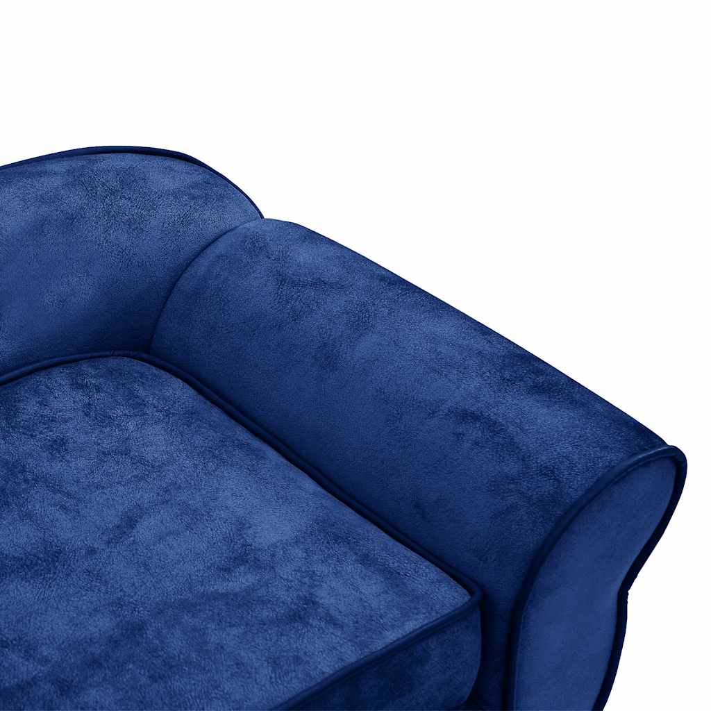 Hundesofa Dunkelgrau 72x45x30 cm Plüsch