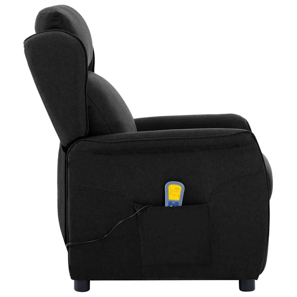 Massagesessel mit Kissen Hellgrau 93,5 x 67,5 x 101,5 cm Stoff
