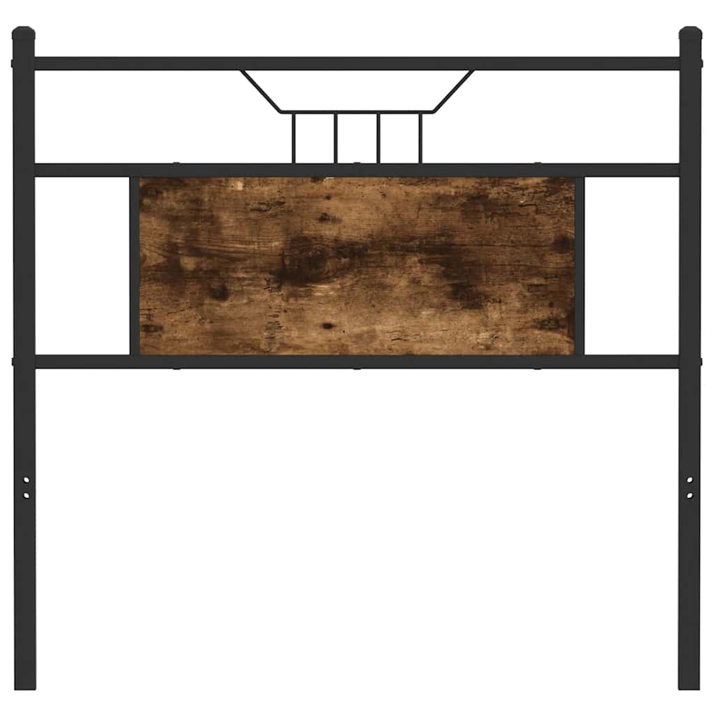 Ersatz-Kopfteil Räuchereiche 75 cm Holzwerkstoff und Stahl