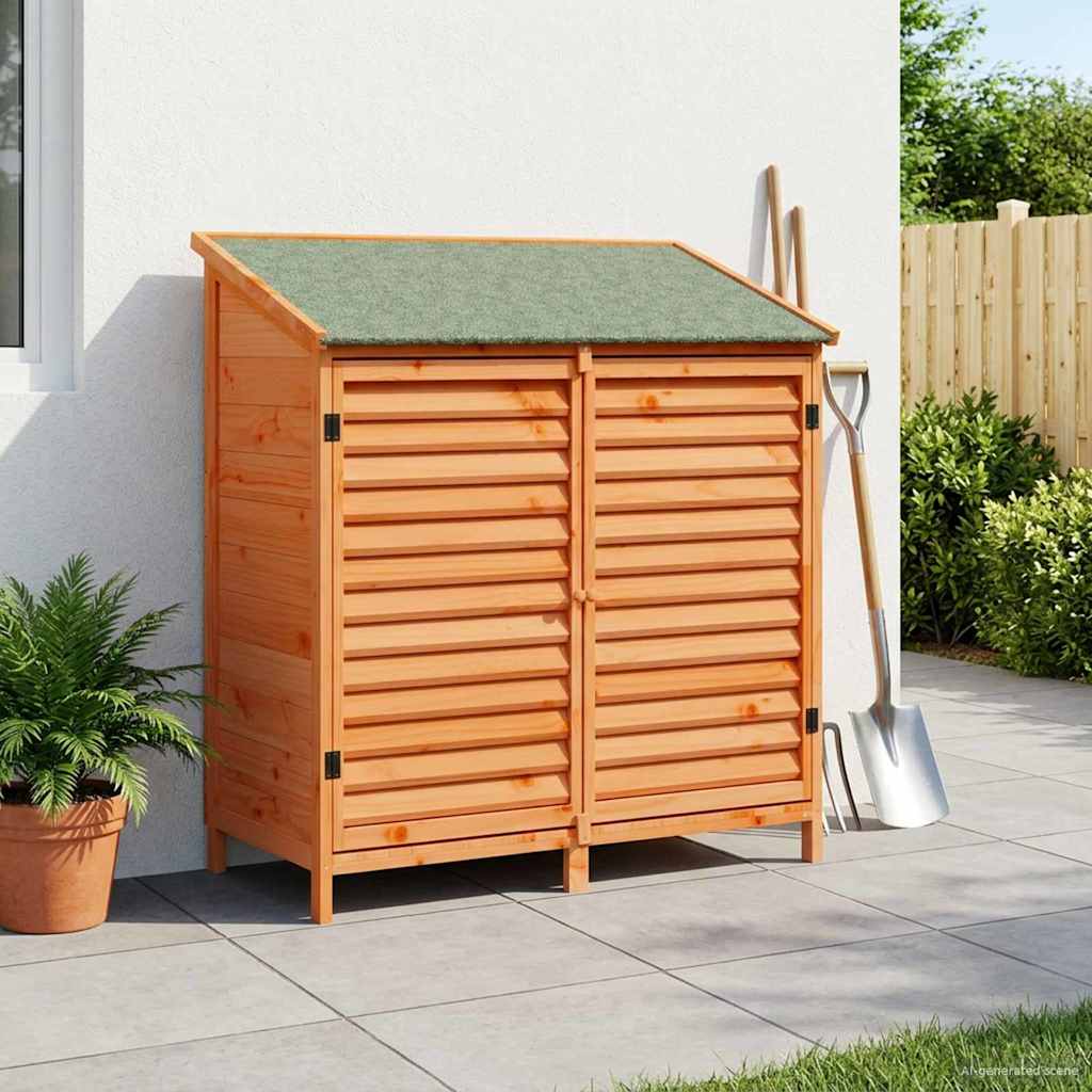 Gartenschuppen Natur 59 x 56 x 113,5 cm Massivholz aus Fichte