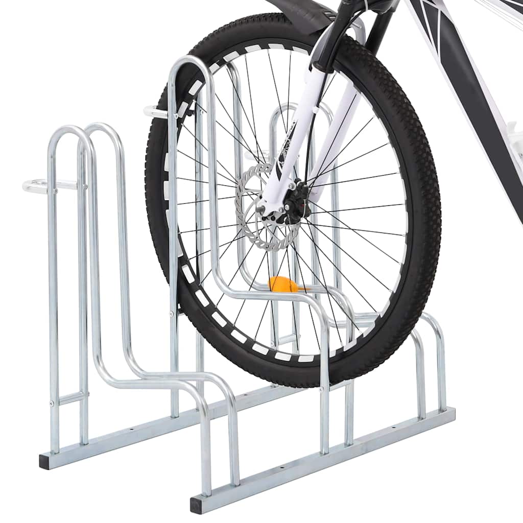 Fahrradständer für 2 Fahrräder Verzinkter Stahl