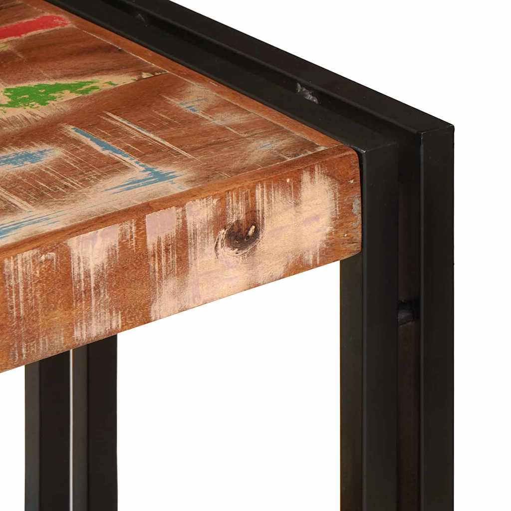 Konsolentisch mit Regal Braun 160 x 33 x 75 cm Massivholz Mango