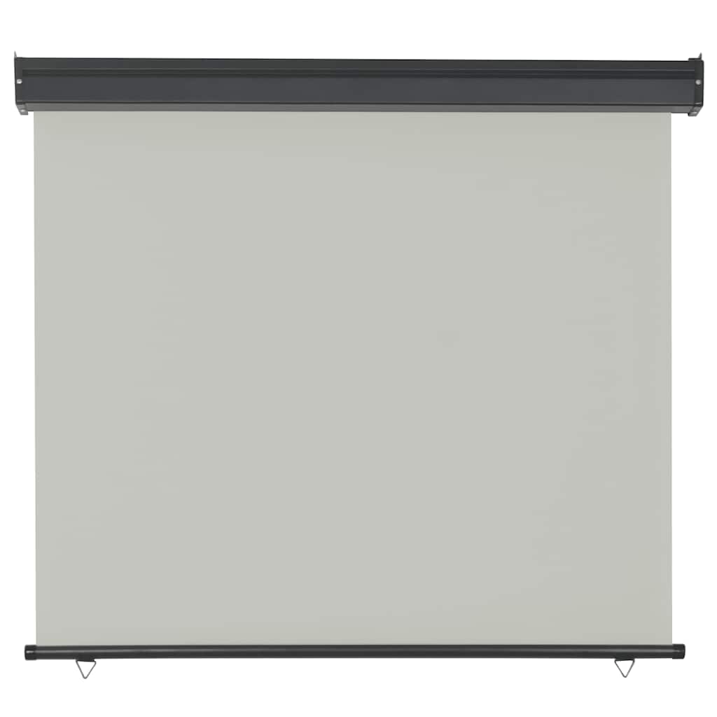 Balkon Seitenmarkise 60 x 250 cm 100% Polyester Eisen Stahl