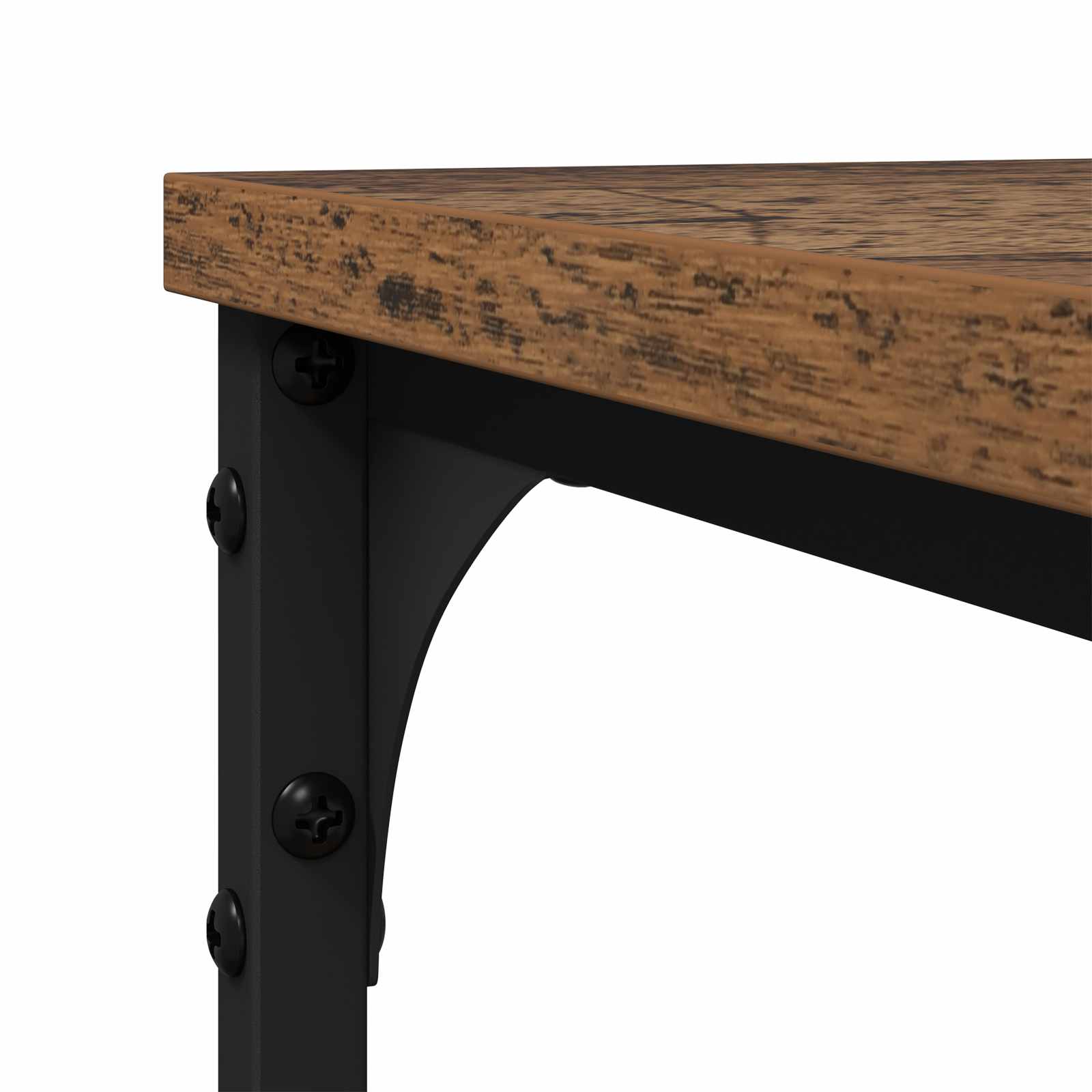 Beistelltisch Schwarz 50x35x52 cm Holzwerkstoff