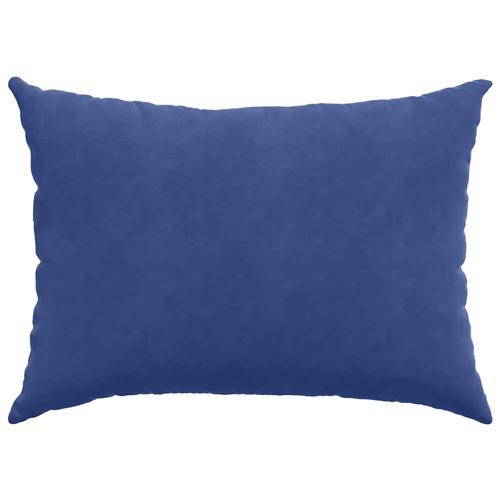 Sofakissen 2 Stück Blau 50 x 30 cm Cordstoff