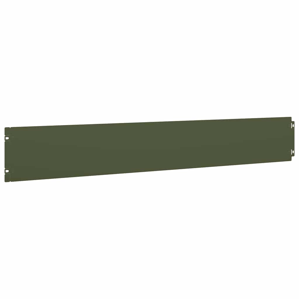 Raseneinfassung 10 pcs 10 x 103 cm Wetterfeststahl Rostig
