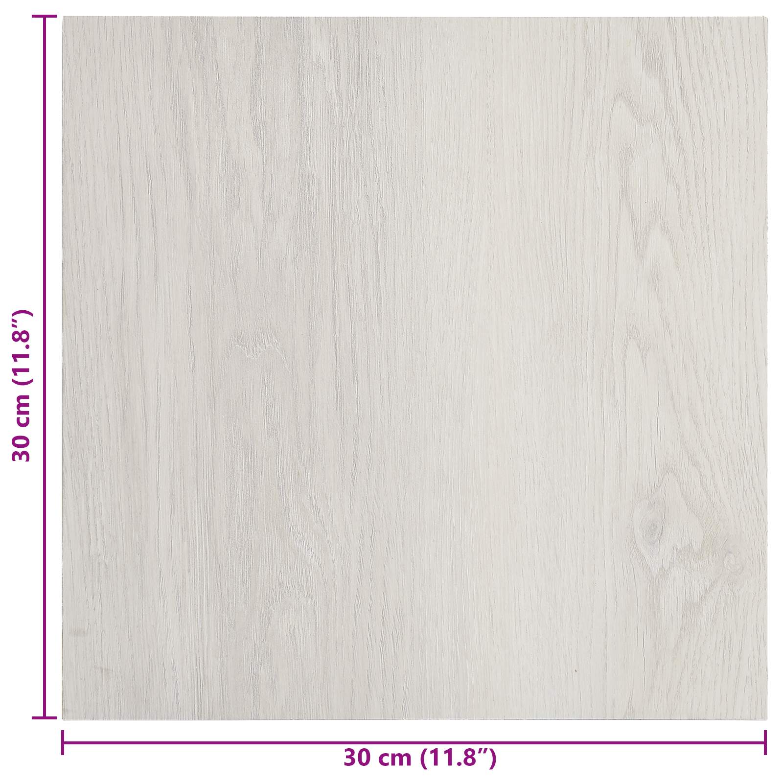 Selbstklebende Bodenplanken 30,5 x 30,5 cm 20 pcs PVC Betongrau