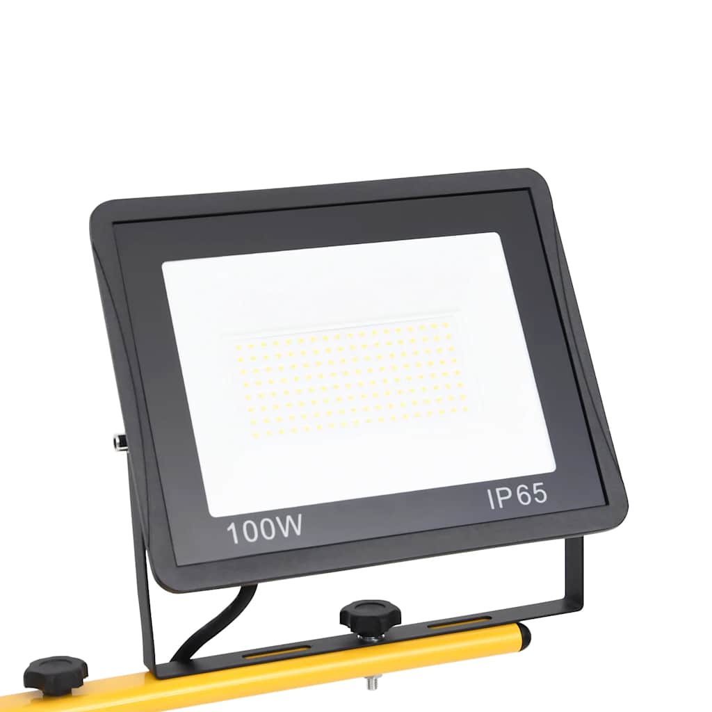 LED-Fluter mit Stativ 2x10 W Warmweiß