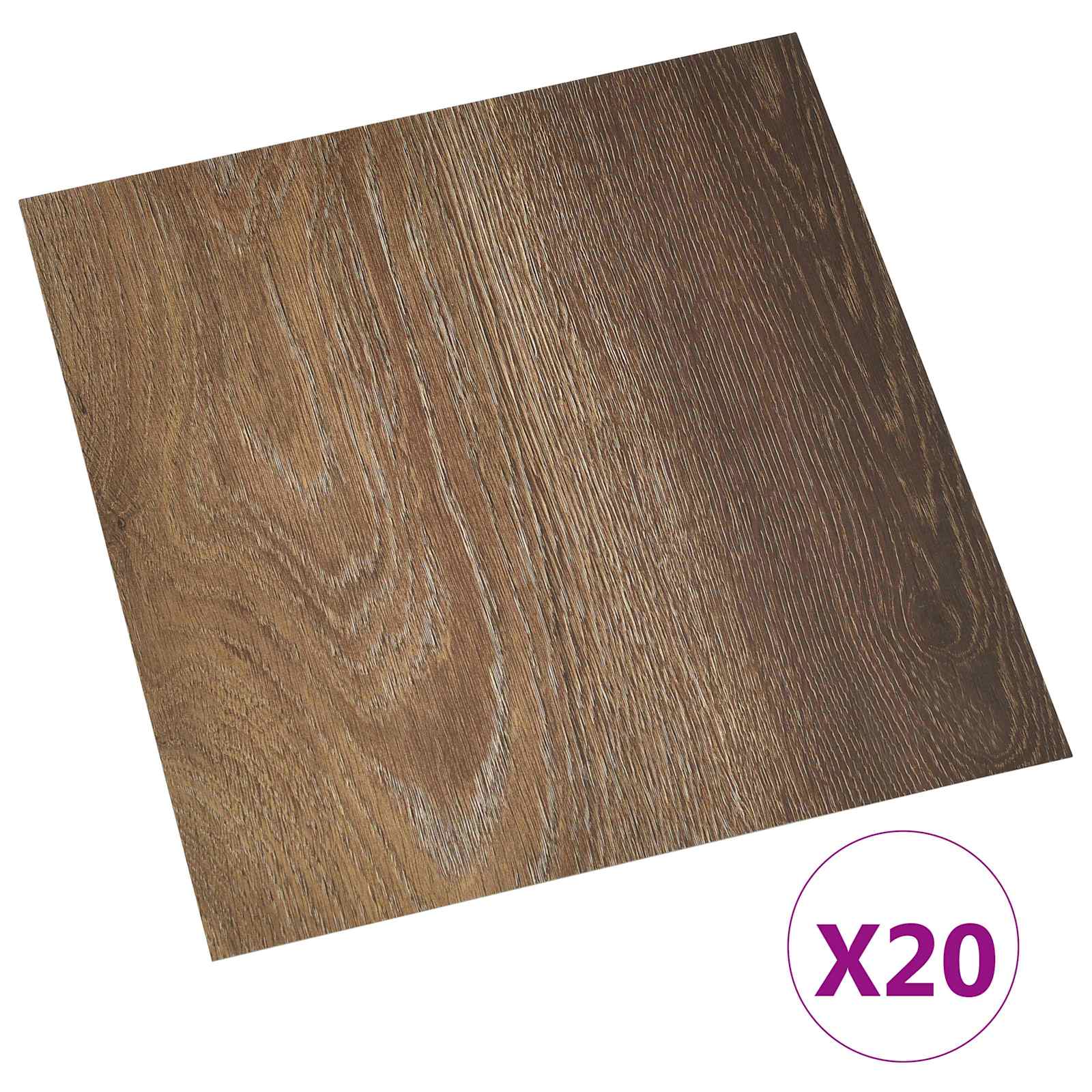 Selbstklebende Bodenplanken 30,5 x 30,5 cm 20 pcs PVC Betongrau