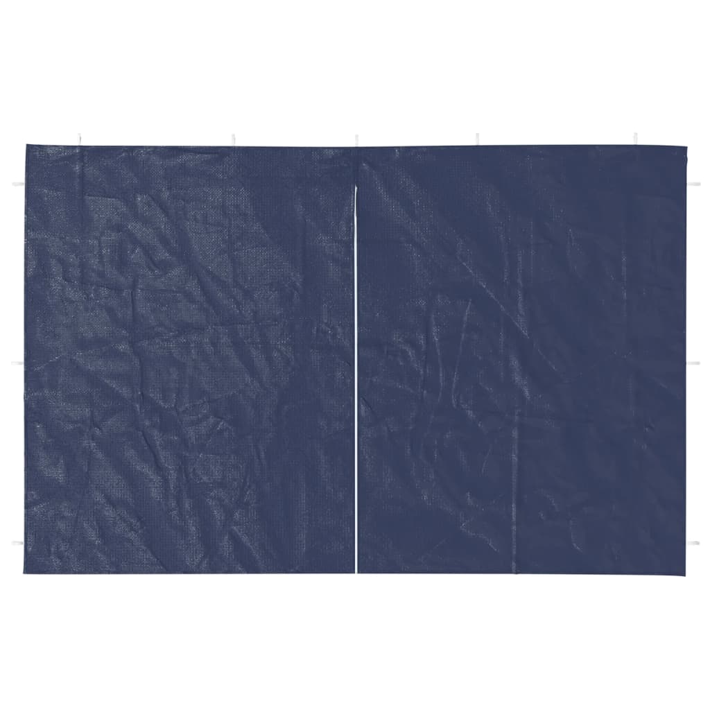 Party Zelt Seitenteil 2 pcs Rot 300 x 195 cm PE und Stahl