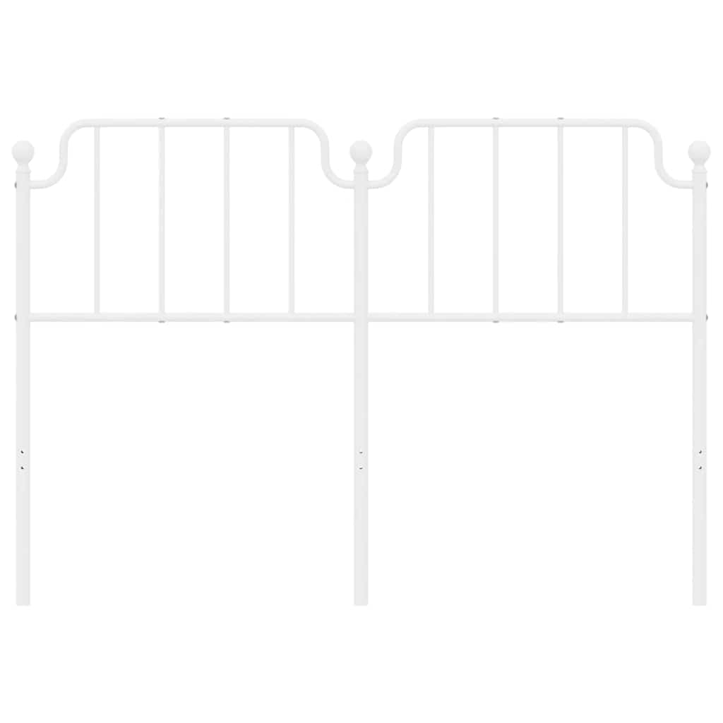 Ersatz-Kopfteil Metall Schwarz 135 cm