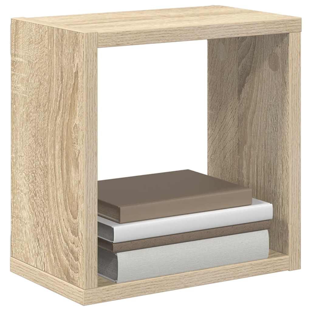 Würfelregale 2 Stk. Weiß 30x15x30 cm