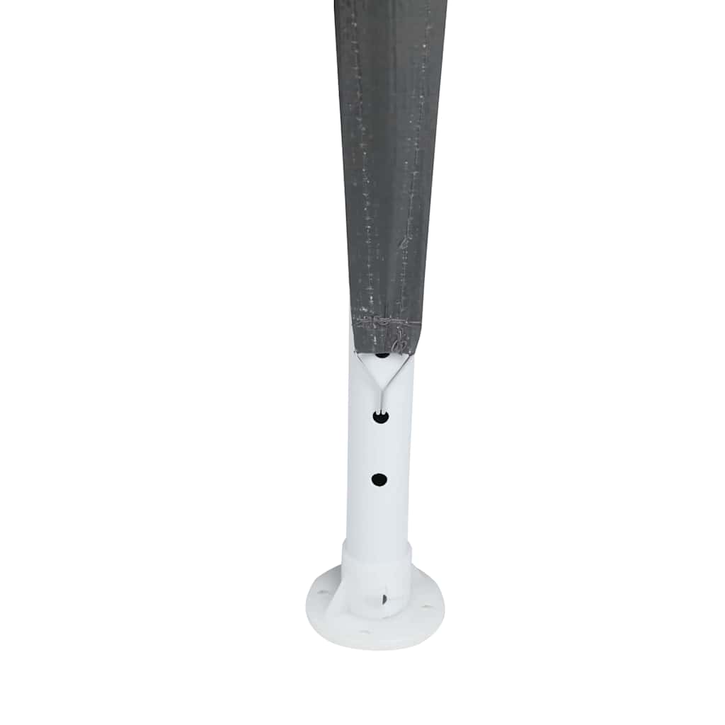 Party-Zelt Weiß 400 x 400 x 266 cm Polyethylen und Stahl
