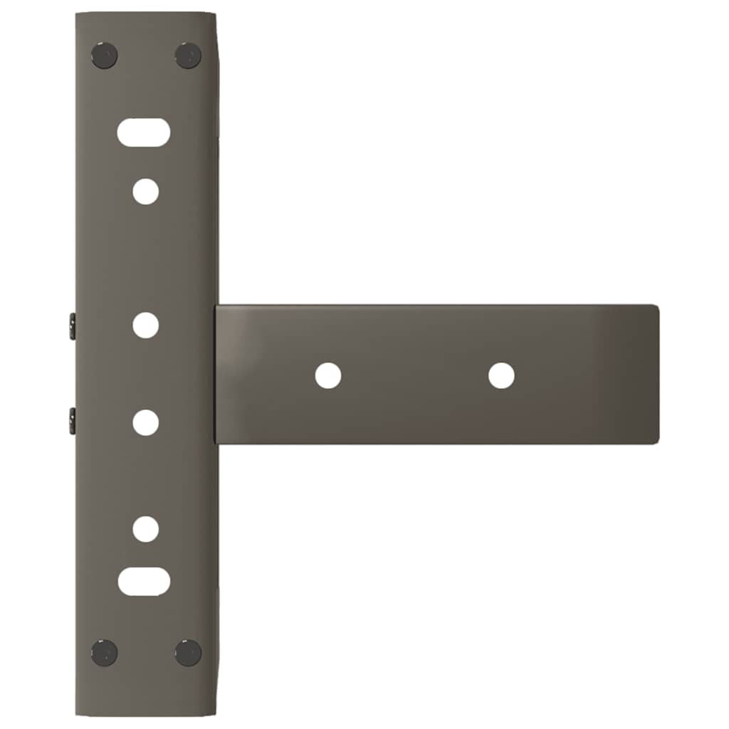 Couchtischbeine T-Form 2 Stk. Schwarz 30x25x(30-31) cm Stahl