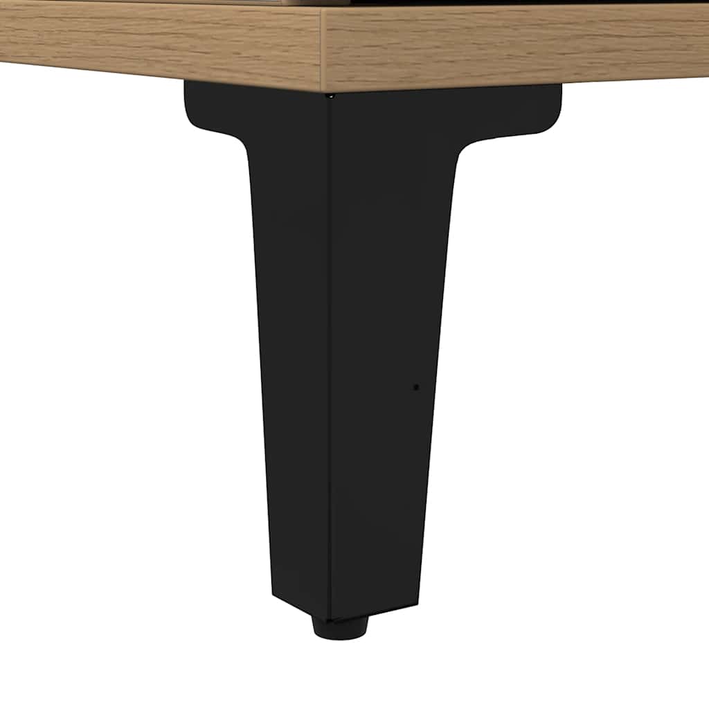 Badschrank Weiß 30x30x100 cm Holzwerkstoff