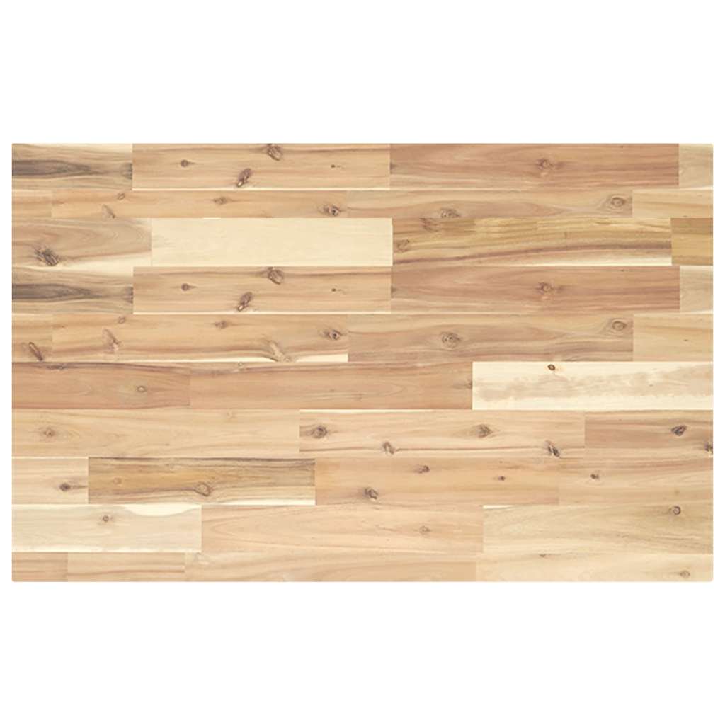 Tischplatte Rechteckig 60x50x2 cm Massivholz Akazie