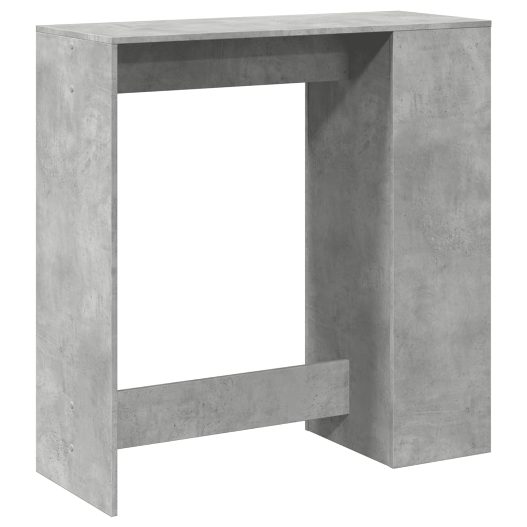 Bartisch Schwarz Eichen-Optik 101 x 40 x 103,5 cm Holzwerkstoff