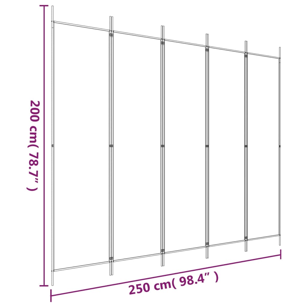 3-tlg. Paravent Schwarz 150x200 cm Stoff