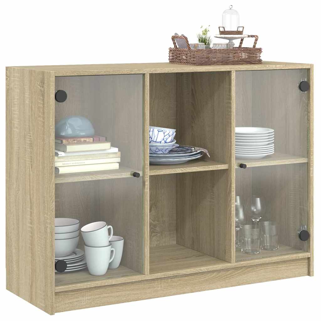 Bücherschrank mit Türen Weiß 204x37x75 cm Holzwerkstoff