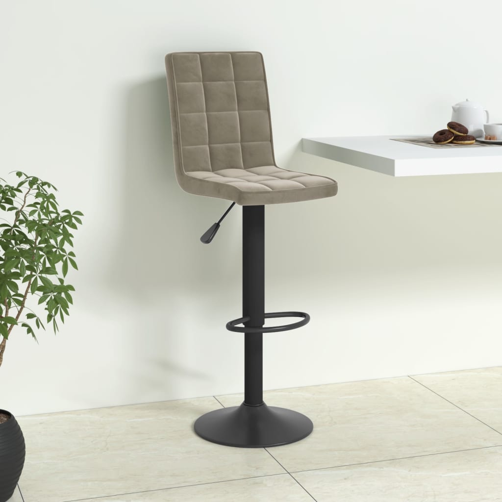Barhocker Rosa Samt