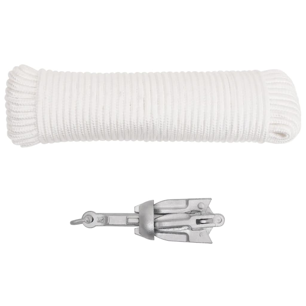 Klappanker Silber 0,7 kg Feuerverzinktes Gusseisen
