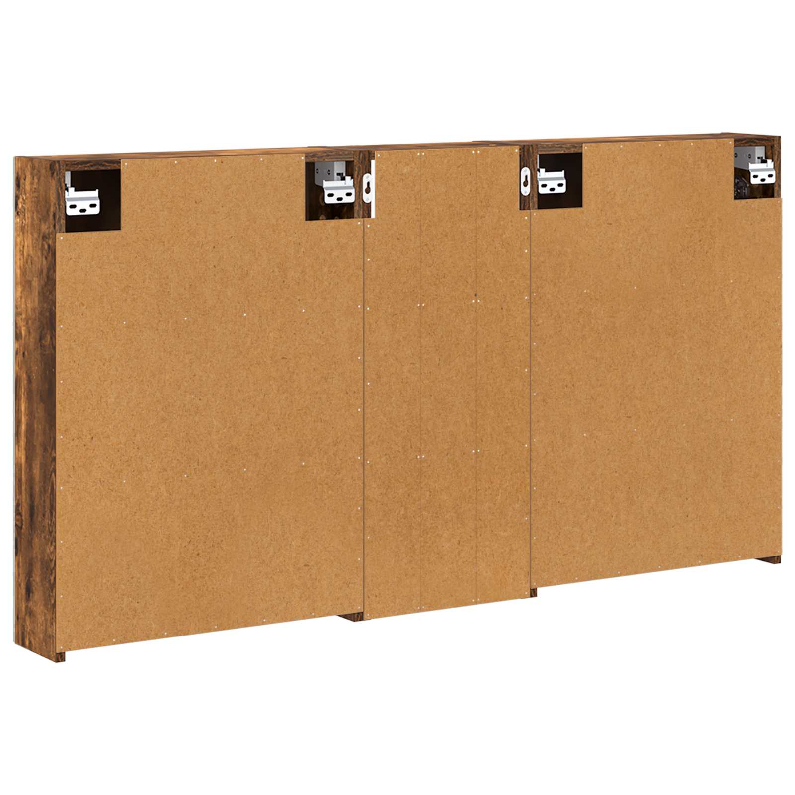 Badezimmerschrank-Set 3 pcs 80 x 10,5 x 50 cm Holzwerkstoff