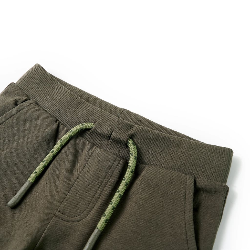 Kindershorts mit Kordelzug Blau Melange 116