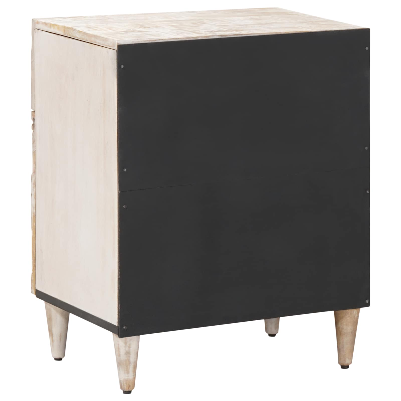 Bettkasten Braun 50 x 33 x 60 cm Massivholz Mango