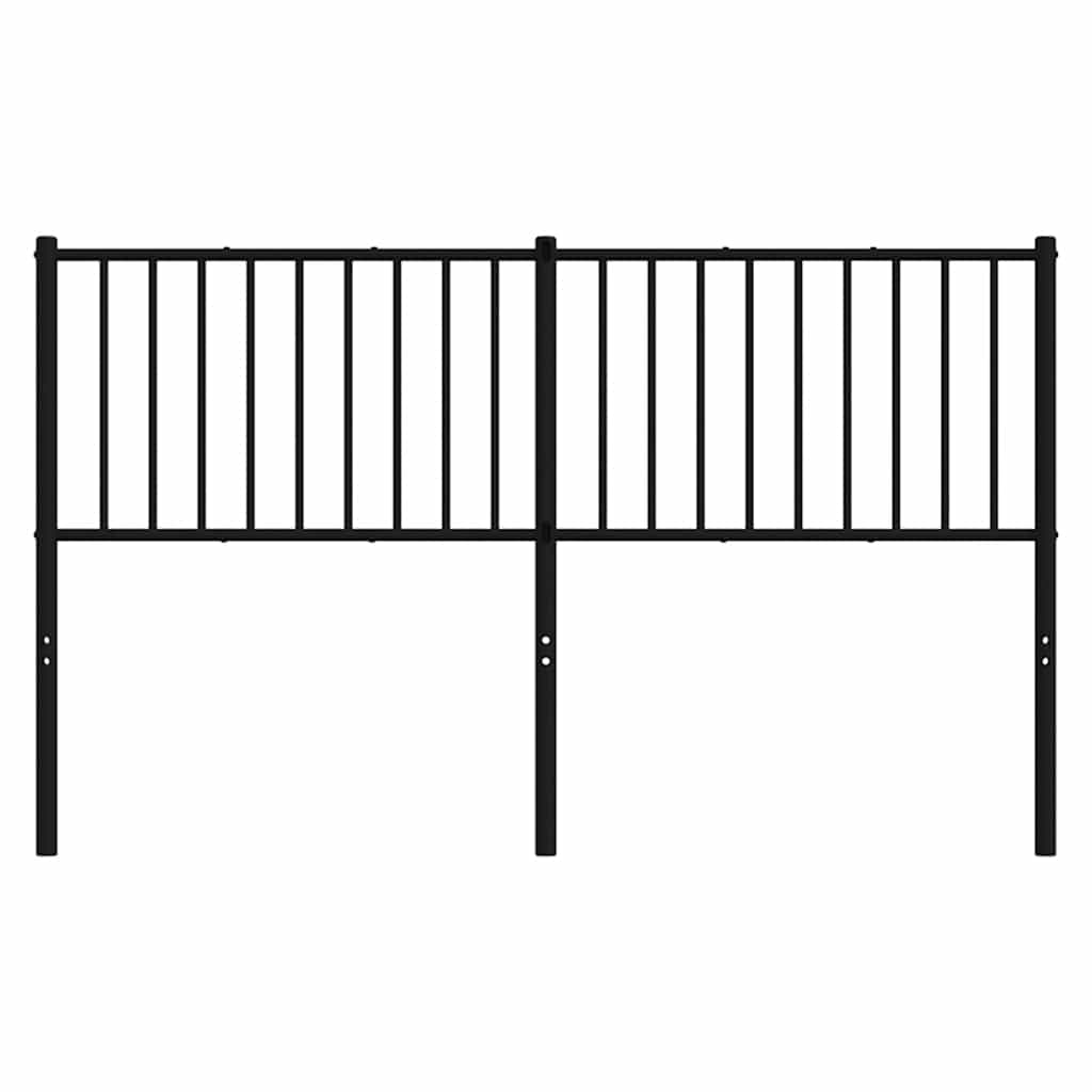 Ersatz-Kopfteil Metall Schwarz 75 cm