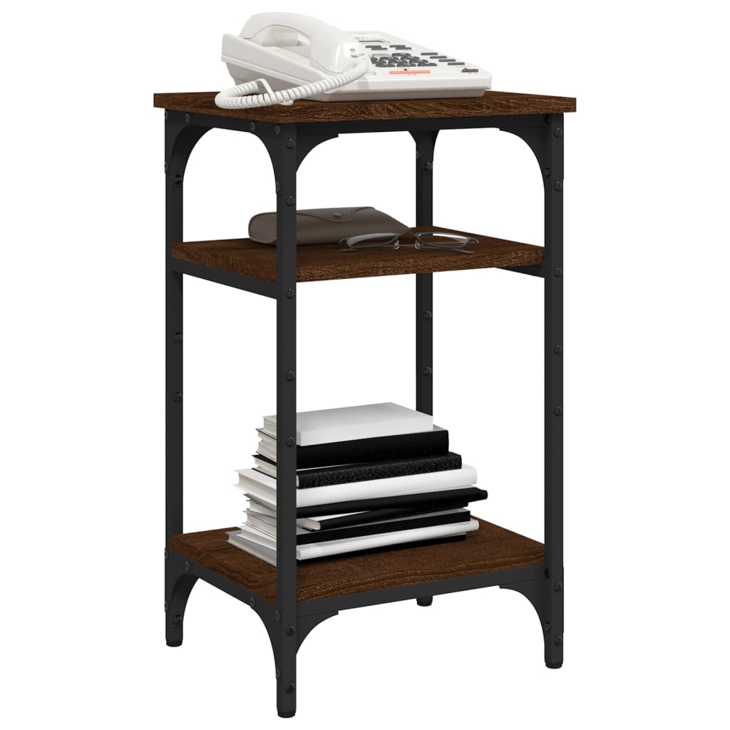 Beistelltisch Schwarz 40x30x75 cm Holzwerkstoff