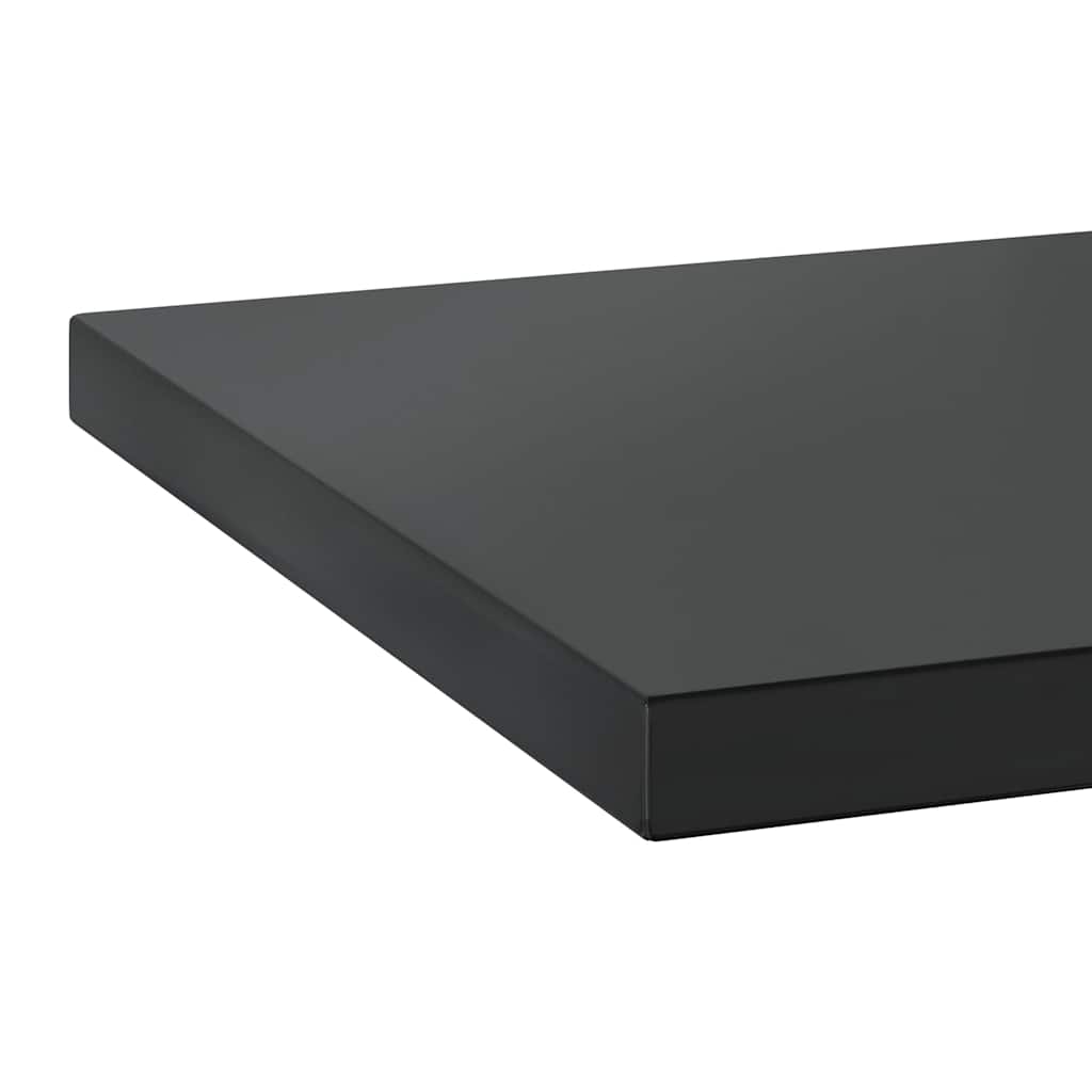 Wandregale 2 Stk. 100x40 cm Silbern Edelstahl