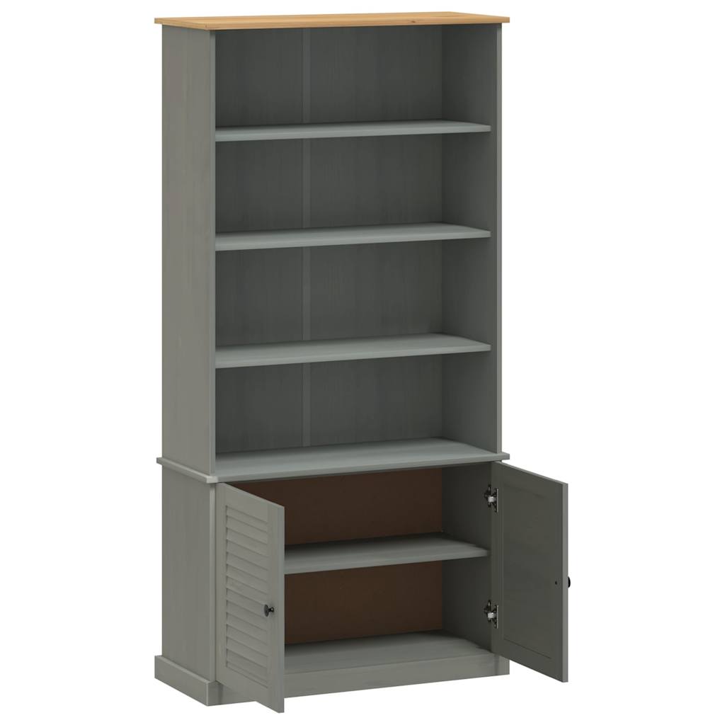 Bücherregal VIGO Weiß 85x35x170 cm Massivholz Kiefer