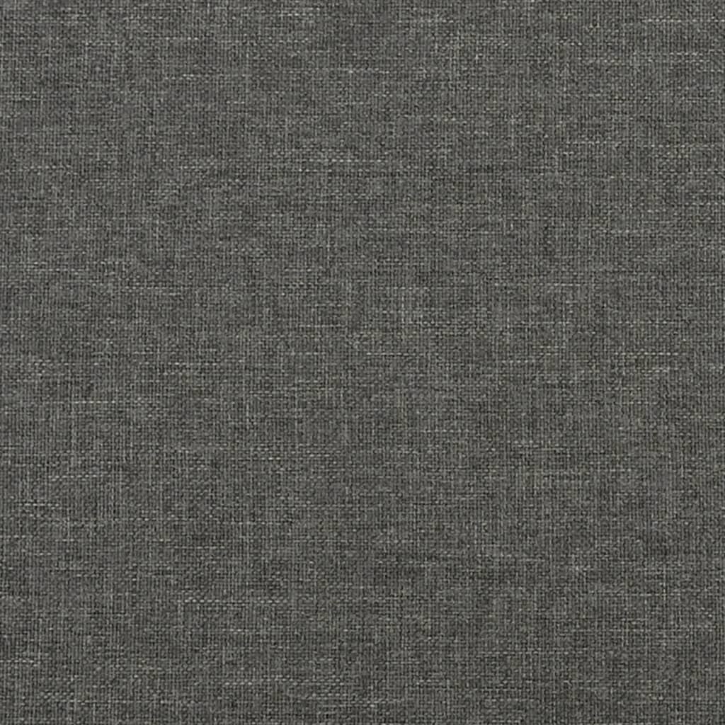 Taschenfederkernmatratze Mittel Hellgrau 100x203x20 cm Stoff