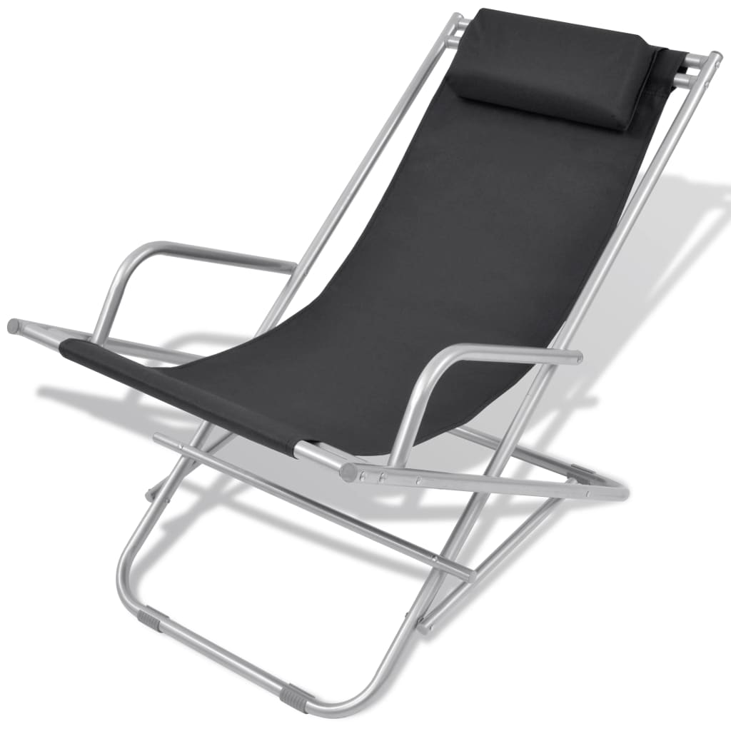 Schaukelstühle 2 Stk. Stahl Grün