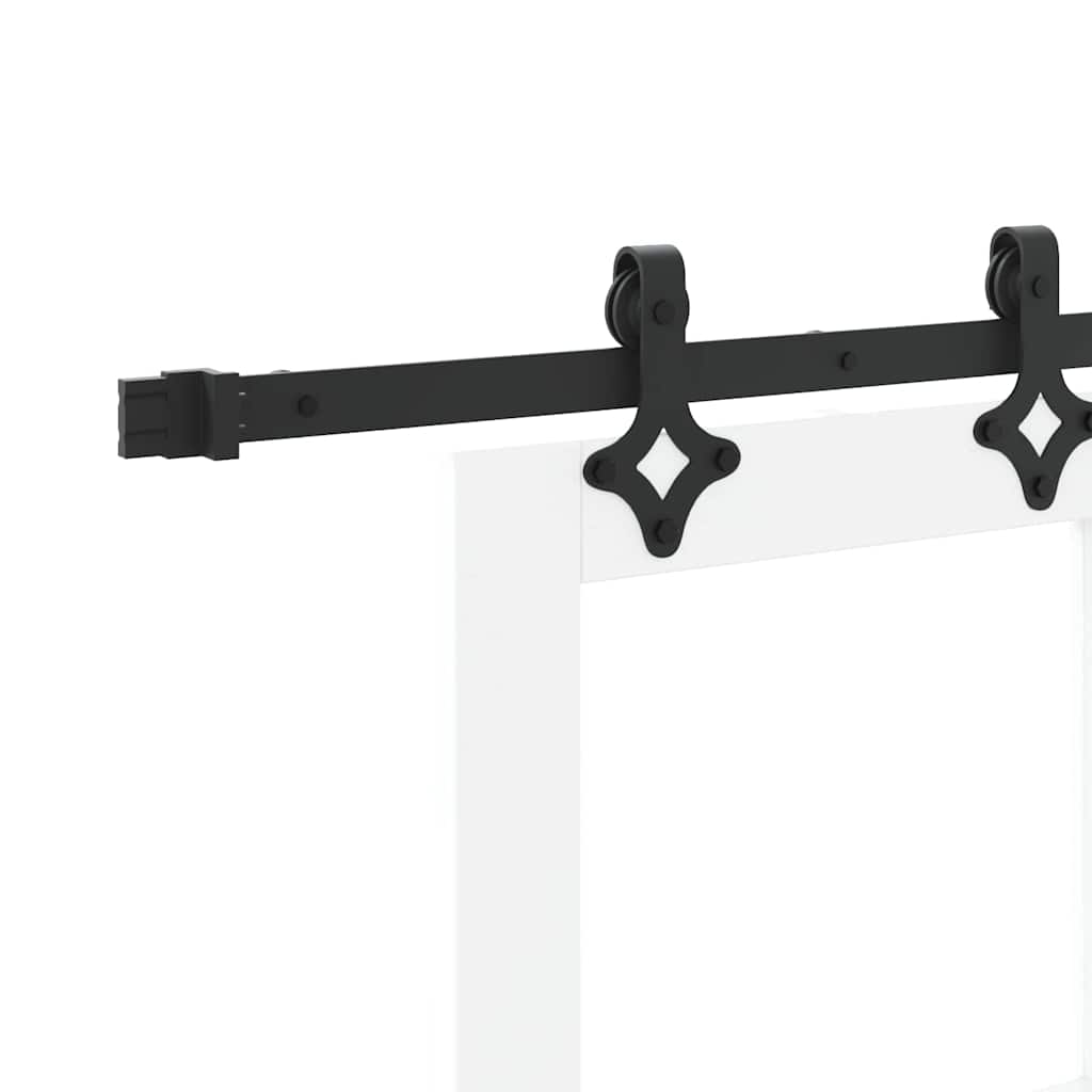 Schiebetür ORKDAL Natürlich und Schwarz 61 x 198,5 cm