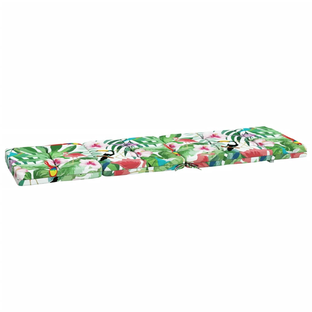 Liegestuhl-Auflagen 2 Stk. Creme Oxford-Gewebe