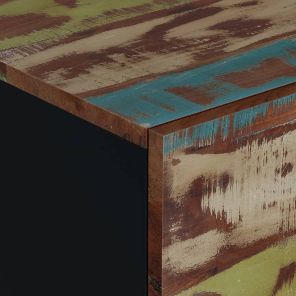 Couchtisch 80x50x40 cm Massivholz Mango & Holzwerkstoff