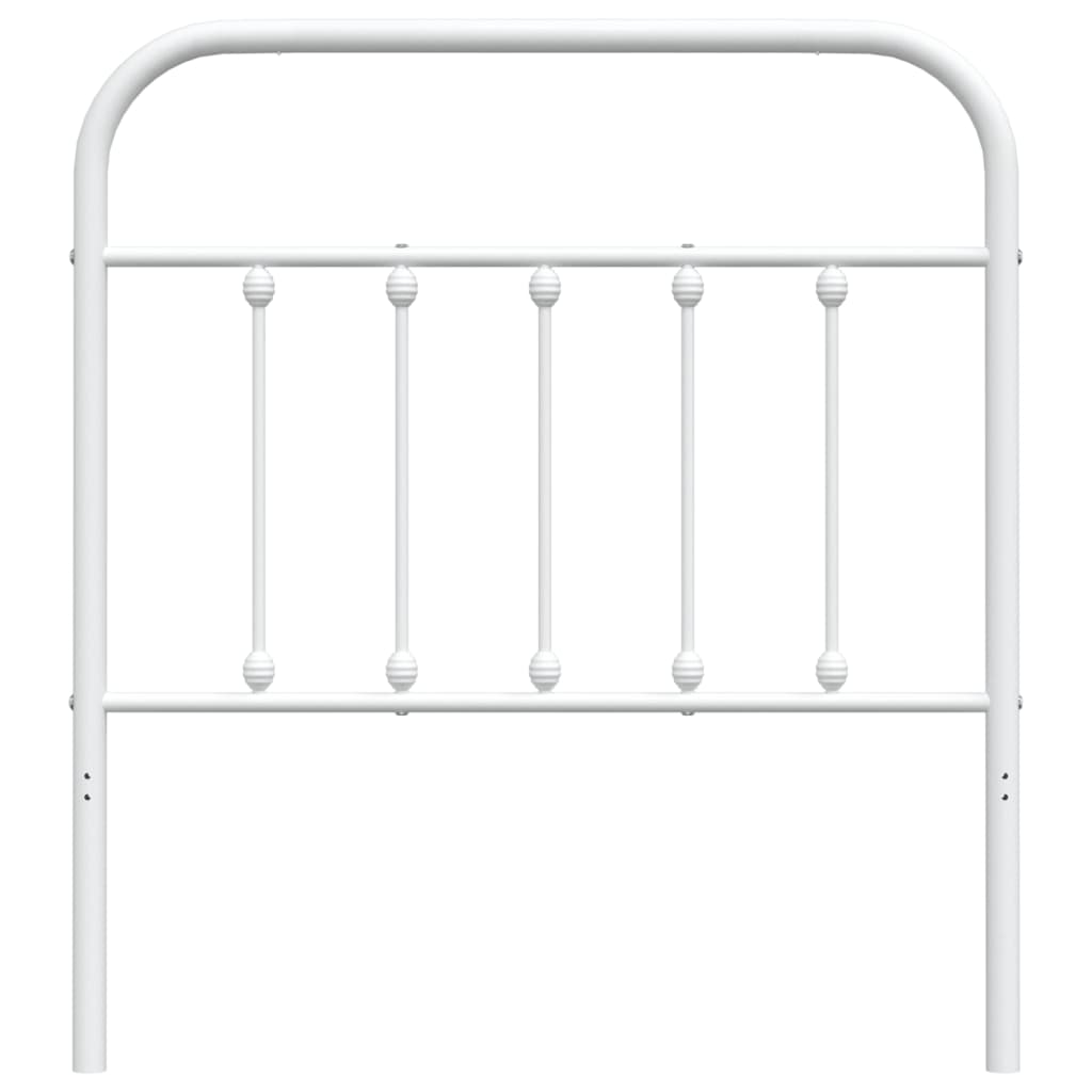 Ersatz-Kopfteil Metall Schwarz 75 cm